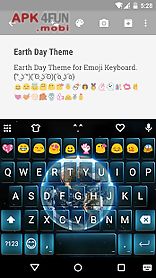 earth day emoji keyboard theme