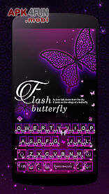 flash butterfly kika keyboard