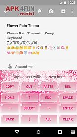 flower rain emoji keyboard
