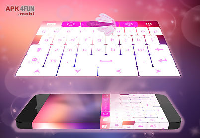 keyboard pink theme smart