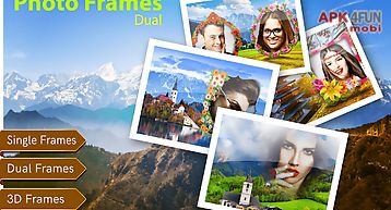 Mountains photo frames - dual