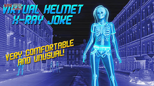 virtual helmet x-ray joke