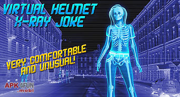 Virtual helmet x-ray joke