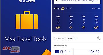 Visa travel tools