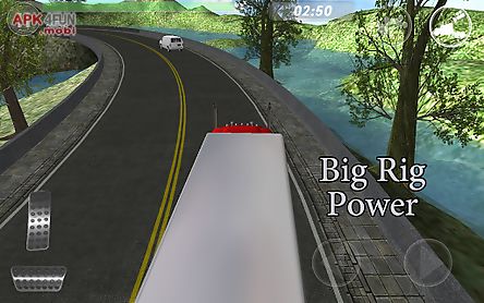 big red truck: 3d driving sim