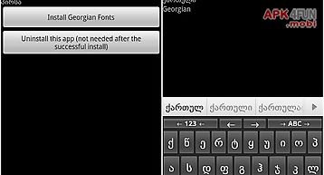 Georgian fonts installer