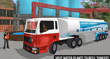Water tanker transport sim