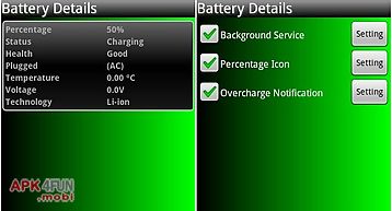 Battery details