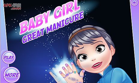 baby girl manicure