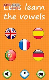 learn the vowels for toddlers