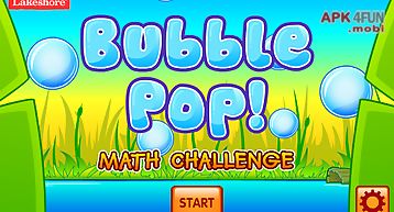 Bubble pop math challenge 1-2