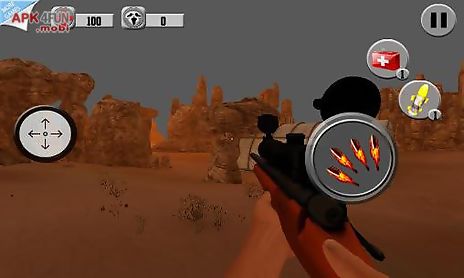 desert sniper shooting