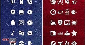 Whicons - white icon pack