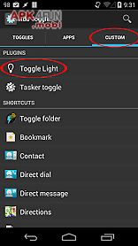 tf: toggle light