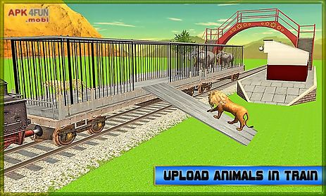 train transport: zoo animals