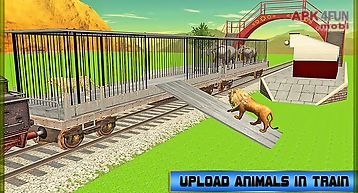 Train transport: zoo animals