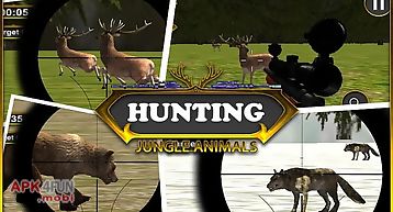 Hunting jungle animals