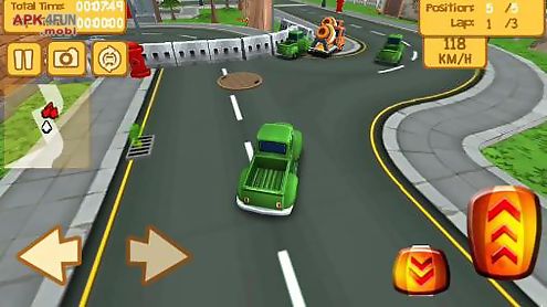 cartoon race 3d: car driver