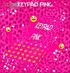 keypad pink cheetah