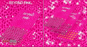 Keypad pink cheetah