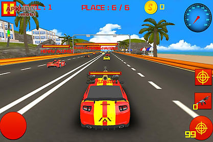 miami beach: car death race 3d