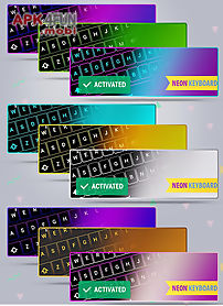 emoji smart neon keyboard