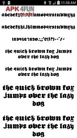 fonts for flipfont 50 gothic