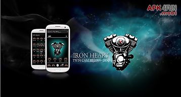 Iron heart atom theme