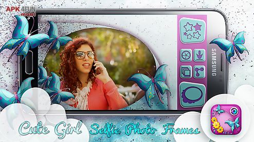 cute girl selfie photo frames
