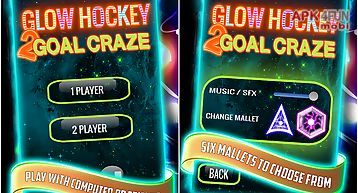 Glow hockey 2 goal craze