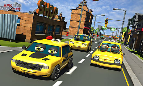 crazy talking taxi driver game
