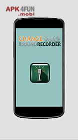 change voice & sound recorder