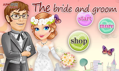 dress up - bride and groom