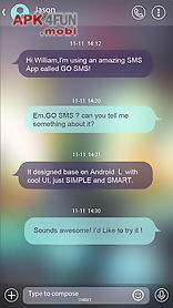 go sms pro dreamlike theme