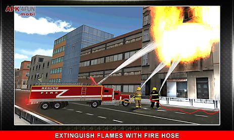 911 rescue fire truck 3d sim