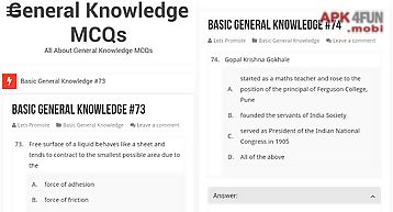 General knowledge mcqs
