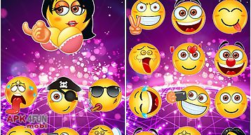 Go sms emoji lovely sticker