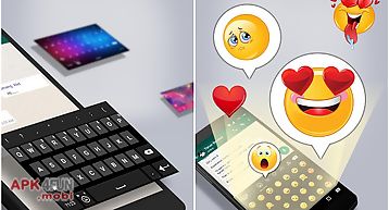 Extra colorful emoji keyboard