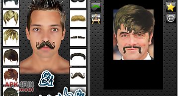 Hair changer and mustache