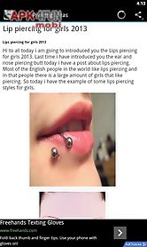 labret piercing tips