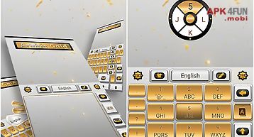 Arabic gold go keyboard theme