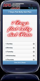 belly fat burning diet plan