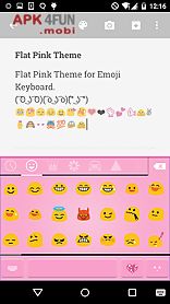 classic pink emoji keyboard