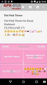 classic pink emoji keyboard