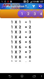 multiplication tables for kids