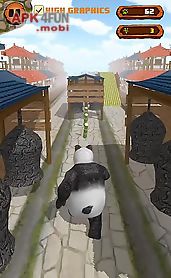 panda runner: jump and run far