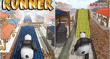 Panda runner: jump and run far