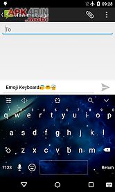 emoji keyboard - night sky lg