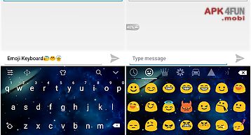 Emoji keyboard - night sky lg
