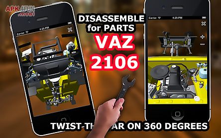 disassemble for parts vaz 2106